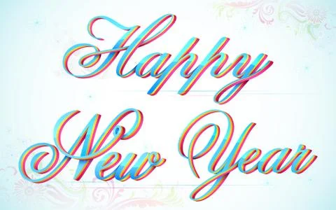 Happy New Year Stock Illustration