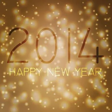 Happy new year Stock Illustration