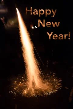 Happy New Year Stock Illustration