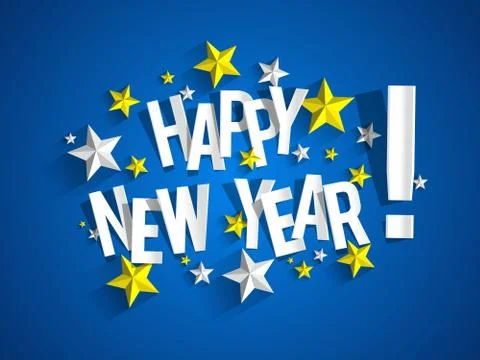 Happy New Year Stock Illustration