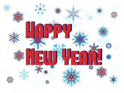 Happy New Year Stockillustratie