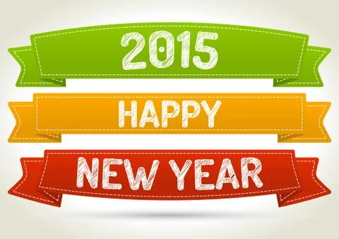 Happy new year Stock Illustration