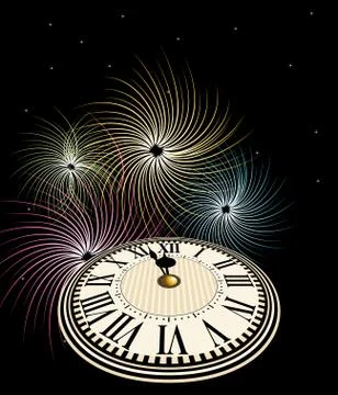 Happy new year! Stock Illustration