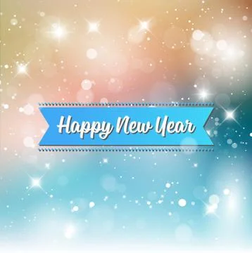 Happy New Year Stock Illustration