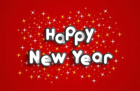 Happy New Year Illustrazione stock