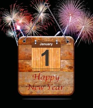 Happy new year. Stock Illustration