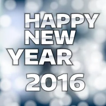 Happy New Year Stock Illustration