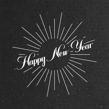 Happy New Year Stock Illustration