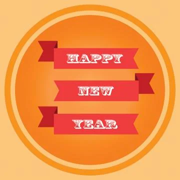 Happy New Year Stock Illustration