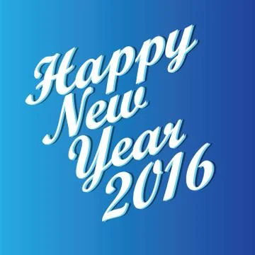Happy New Year Stock Illustration