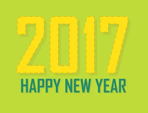 Happy new year Stock Illustration