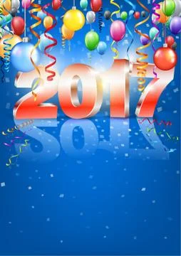 Happy New Year Stock Illustration