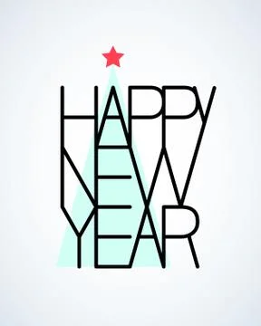 Happy New Year Stock Illustration