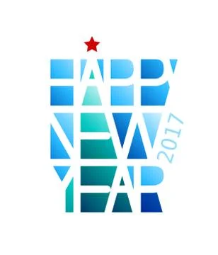 Happy New Year Stock Illustration