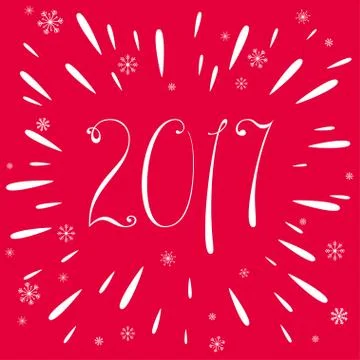 Happy New Year Stock Illustration