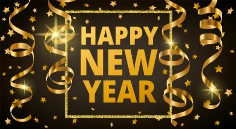 Happy New Year Stock Illustration
