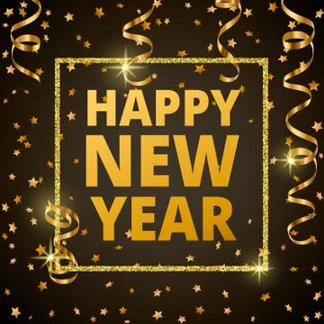 Happy New Year Stock Illustration
