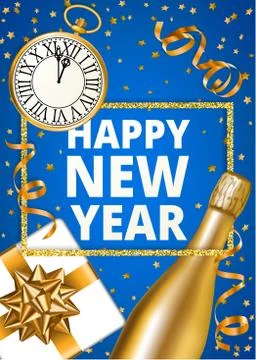 Happy New Year Illustrazione stock