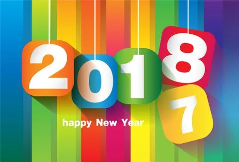 Happy New Year Illustrazione stock