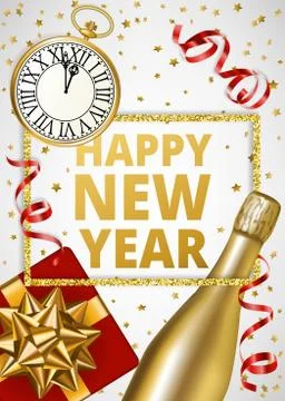Happy New Year Stock Illustration