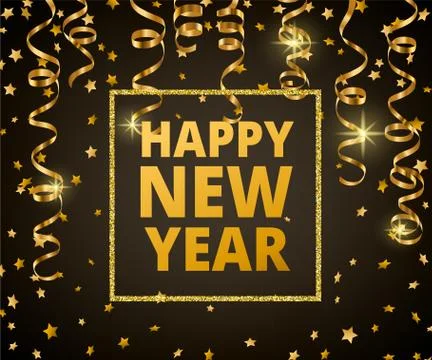 Happy New Year Stock Illustration