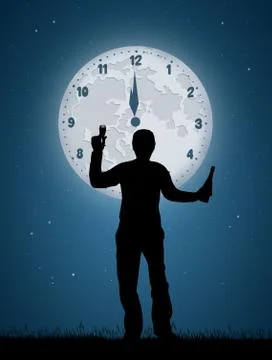Happy New Year Stock Illustration