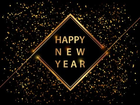 Happy new year Stock Illustration