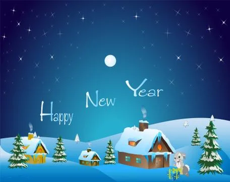 Happy new year Illustrazione stock