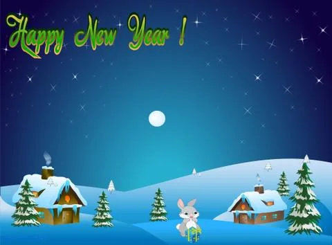 Happy new year Illustrazione stock