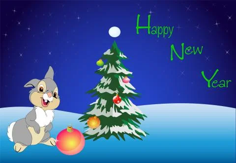 Happy new year Illustrazione stock