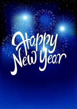 Happy New Year Stock Illustration