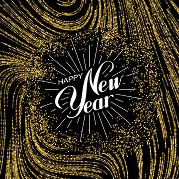 Happy New Year. Stock Illustration