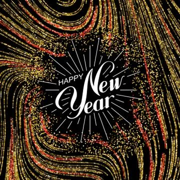 Happy New Year. Stock Illustration