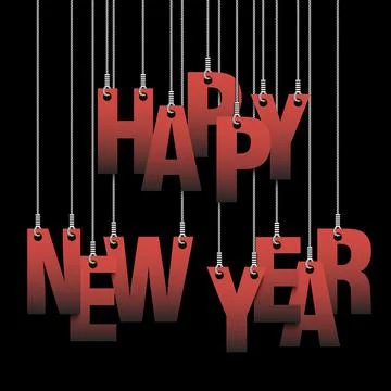 Happy New Year Illustrazione stock