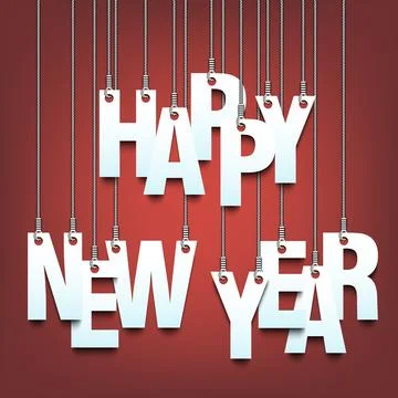 Happy New Year Stock Illustration