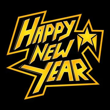 Happy new year Stock Illustration