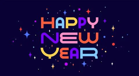 Happy New Year Stock Illustration