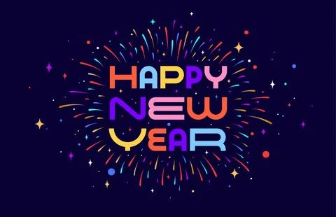 Happy New Year Stock Illustration