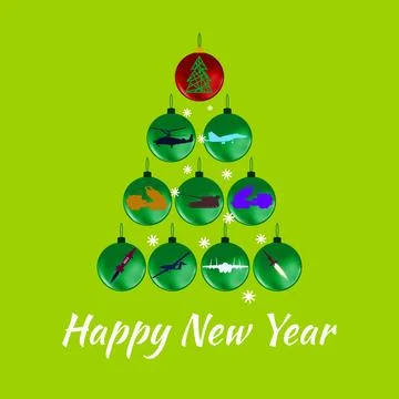 Happy New Year Stock Illustration