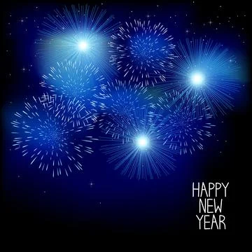 Happy New Year Stock Illustration