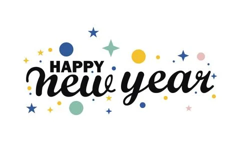 Happy new year Stock Illustration