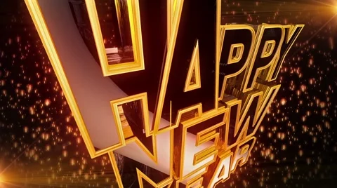 Happy New Year Loop 6 Video stock 59858952