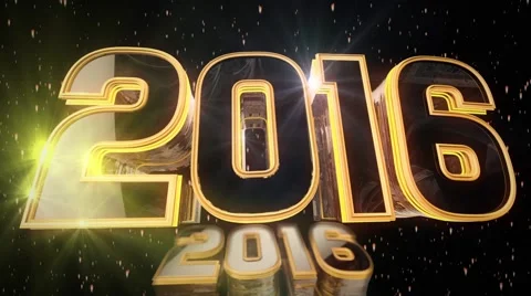 Happy New Year Loop 9 Video stock 59857292