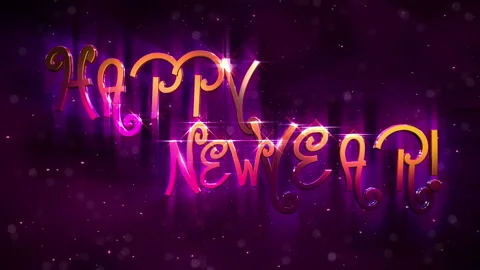 Happy New Year loopable background Video stock 118699059