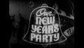 Happy NEW YEAR! PARTY Fun Celebration Vintage Old Film Title Graphic Leader 7070 HD Footage