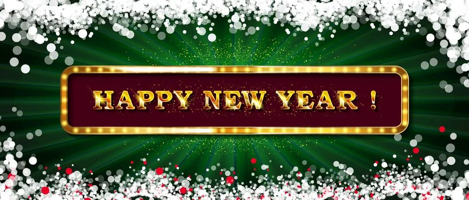 Happy New year pattern Stock Illustration