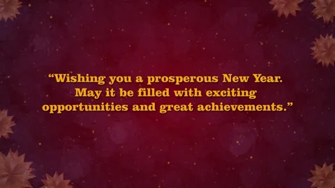 Happy New Year Slideshow 4K Animation Festive Countdown Motion Graphic Video stock 322904235