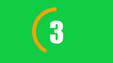 Happy New year timer countdoun animation green screen background Stock Footage 301873596