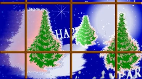 "Happy New Year" title. 스톡 동영상 12619790