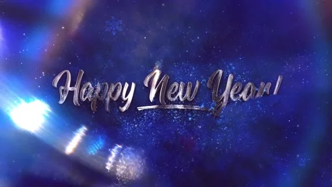 Happy New Year - Title Video stock 258669899